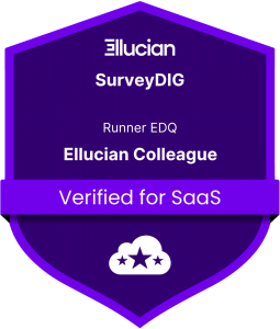 SurveyDIG Ellucian Colleague Verified for SaaS badge